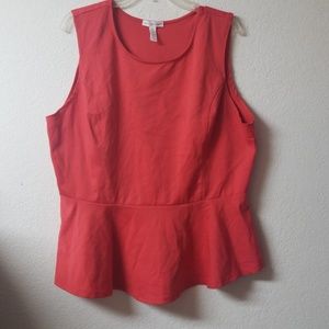 Ambiance Apparel 3X Plus Size Red Top